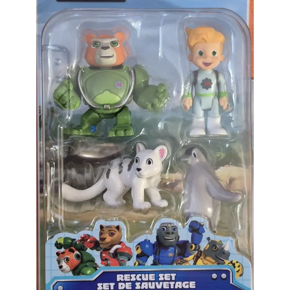 Team Mekbots Rescue Set Bear Mek Frost Pentuin & Snow Leopard Mini Figures S33